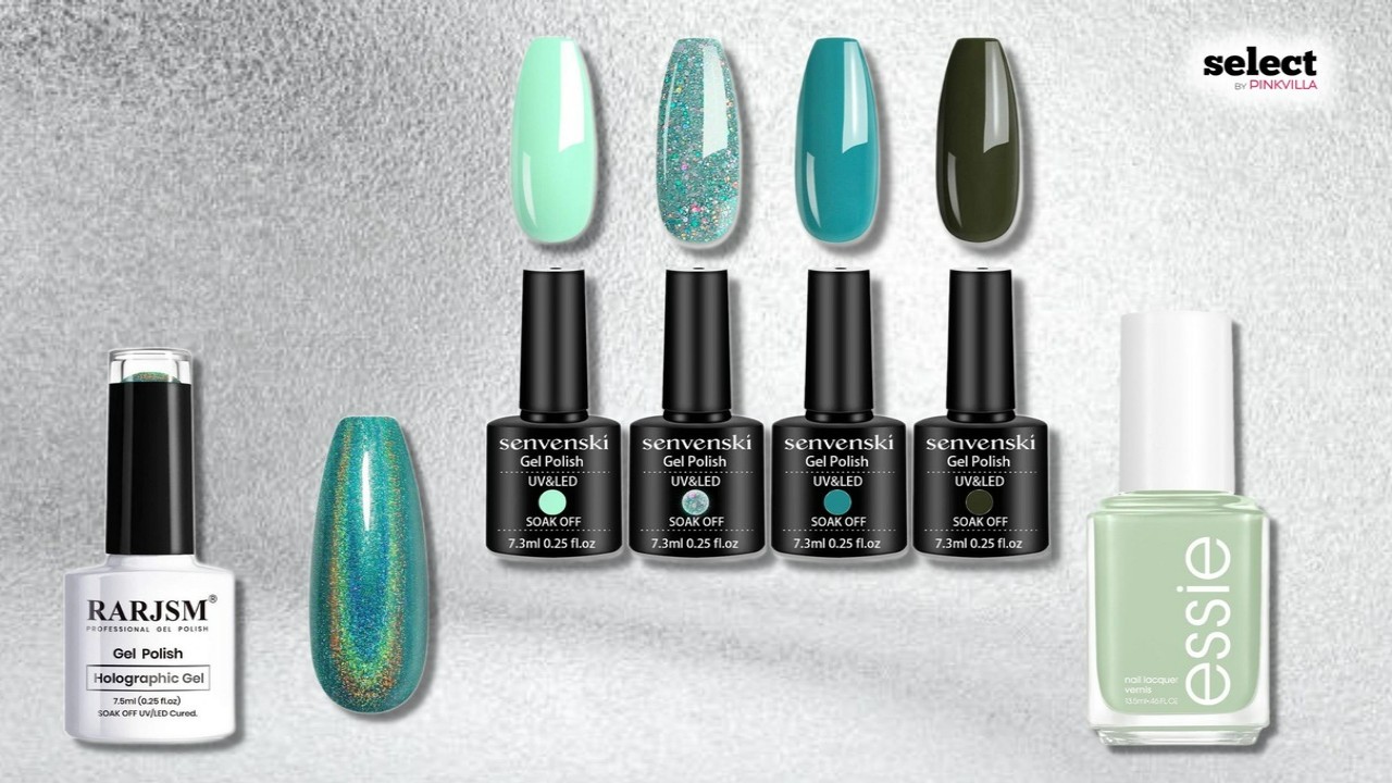 turquoise nail paints