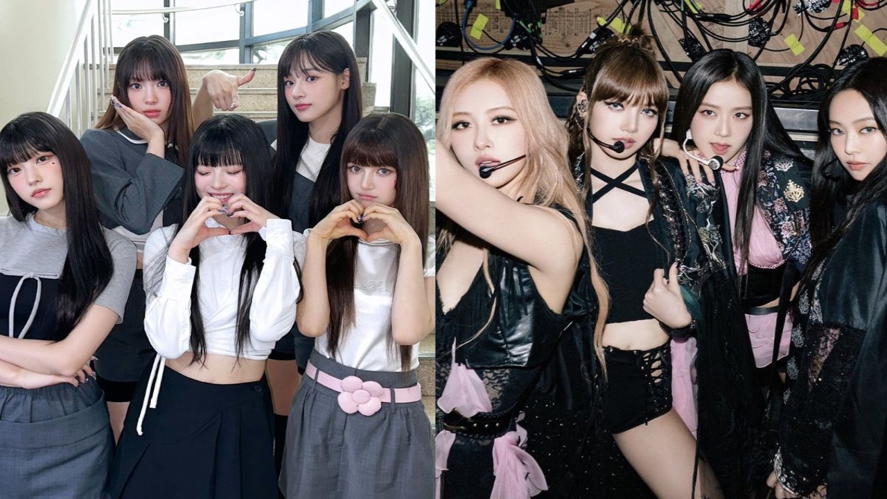 NewJeans, BLACKPINK; Credits: ADOR; YG Entertainment