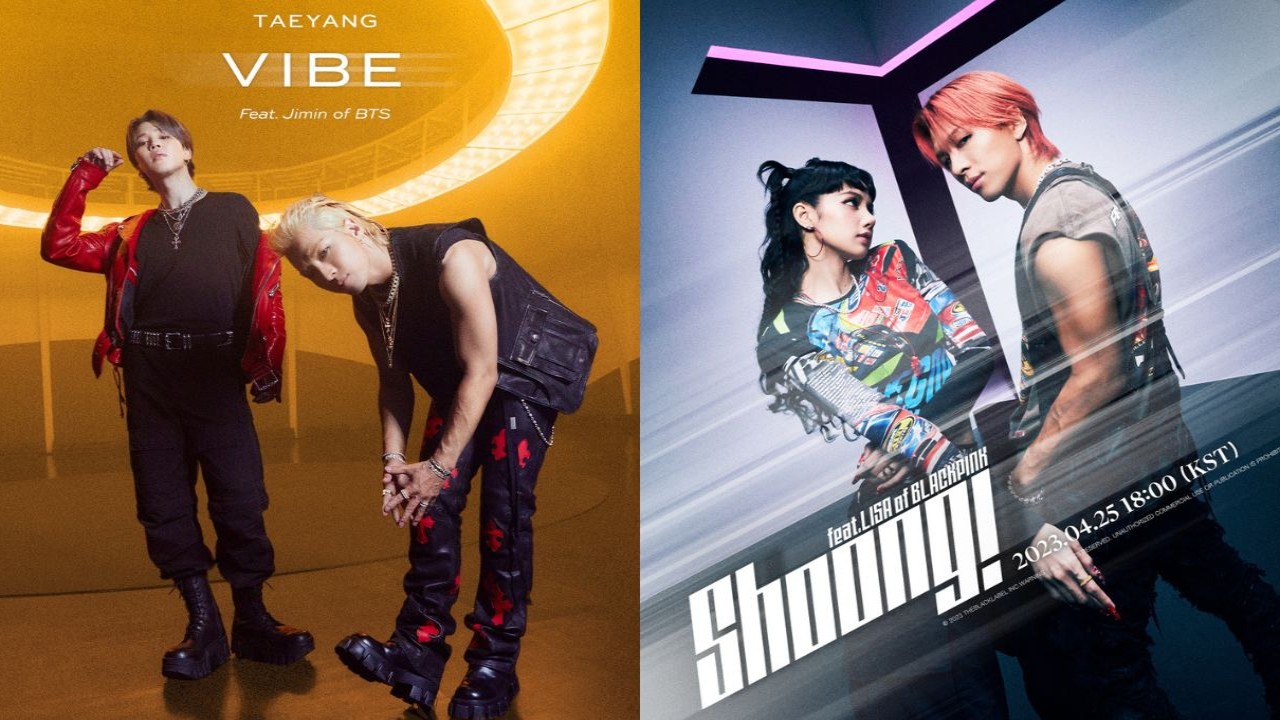 Taeyang, BTS' Jimin, BLACKPINK's Lisa (Photo Credits: THEBLACKLABEL) Taeyang, BTS' Jimin, BLACKPINK's Lisa (Photo Credits: THEBLACKLABEL)