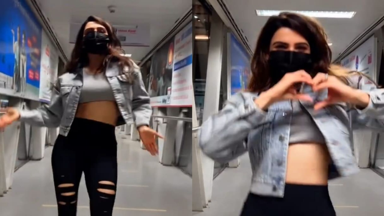 Throwback: When Samantha Ruth Prabhu’s jetway dance to the viral song Halamithi Habibo set social media ablaze (PC: Samantha Instagram) Samantha Ruth Prabhu’s jetway dance to the viral song Halamithi Habibo