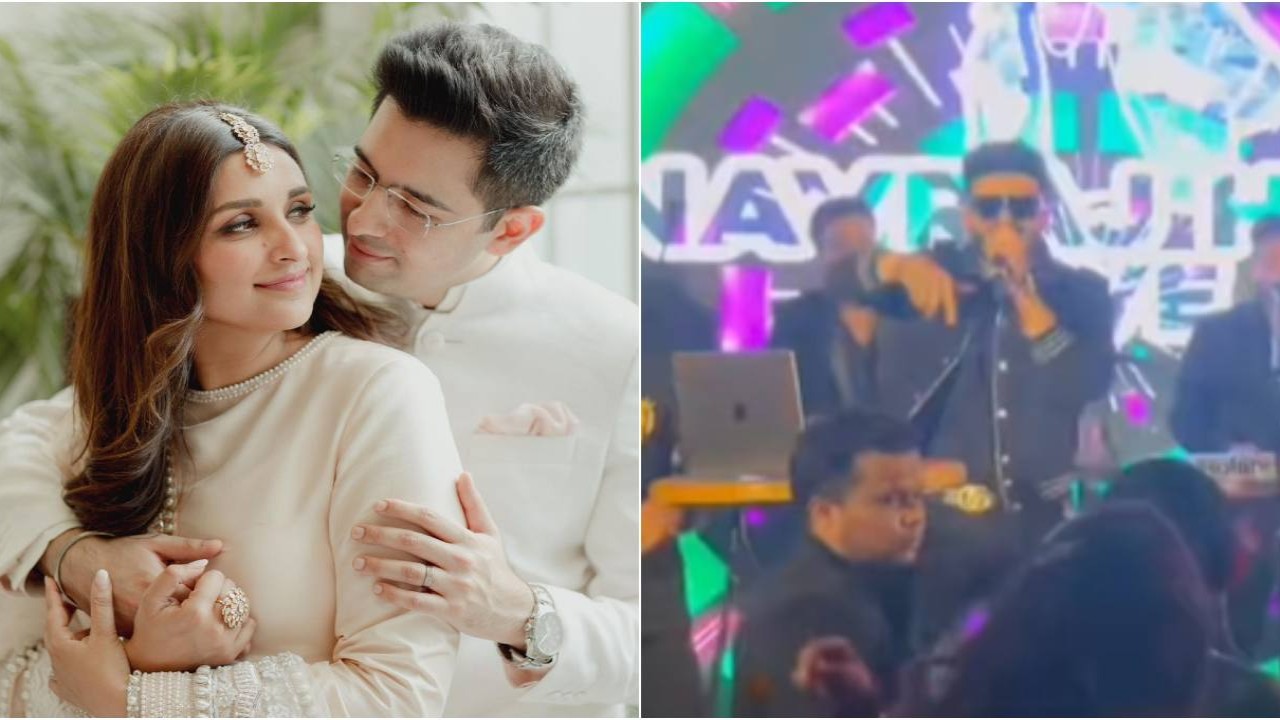 Picture courtesy: Parineeti Chopra Instagram / pariinspired Instagram Parineeti Chopra-Raghav Chadha Wedding: Arvind Kejriwal, Bhagwant Mann enjoy Navraj Hans' electrifying act at 90s themed party; WATCH