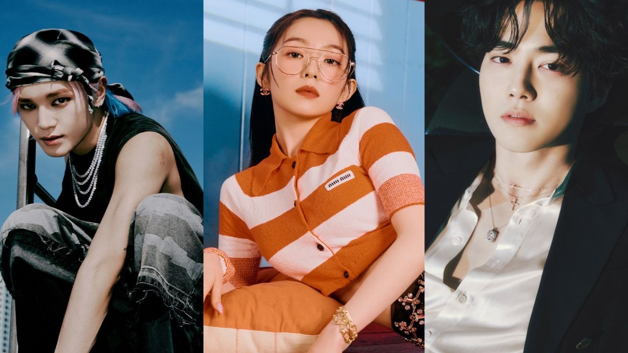 NCT's Taeyong; Red Velvet's Irene; EXO's Suho; Credits: SM Entertainment