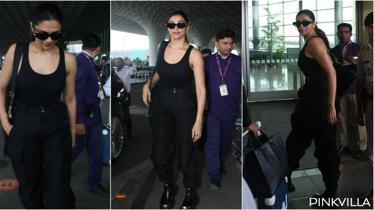 WATCH: Fighter actress Deepika Padukone aces casual style in head-to-toe black look at Mumbai Airport WATCH: Fighter actress Deepika Padukone aces casual style in head-to-toe black look at Mumbai Airport