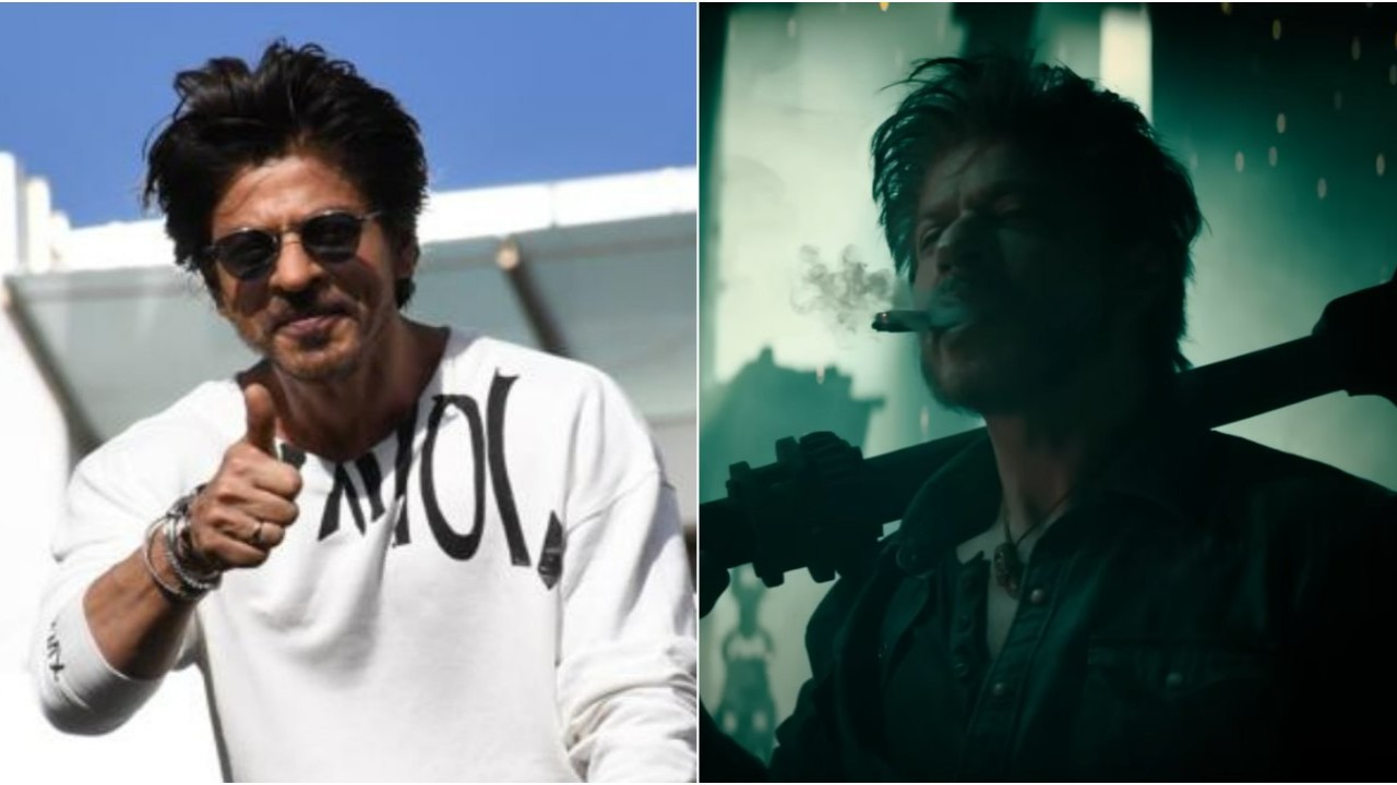 Jawan: Shah Rukh Khan REACTS to hilarious video of his ‘bete ko haath lagane...’ dialogue (Pic: Viral Bhayani, Red Chillies Entertainment) Jawan: Shah Rukh Khan REACTS to hilarious video of his iconic ‘bete ko haath lagane...’ dialogue