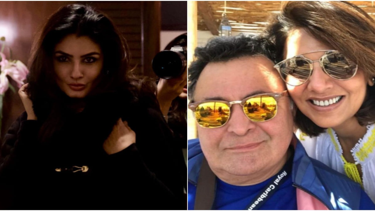 Raveena Tandon says she had 'biggest crush' on Rishi Kapoor; recalls 'sulking' when he got married