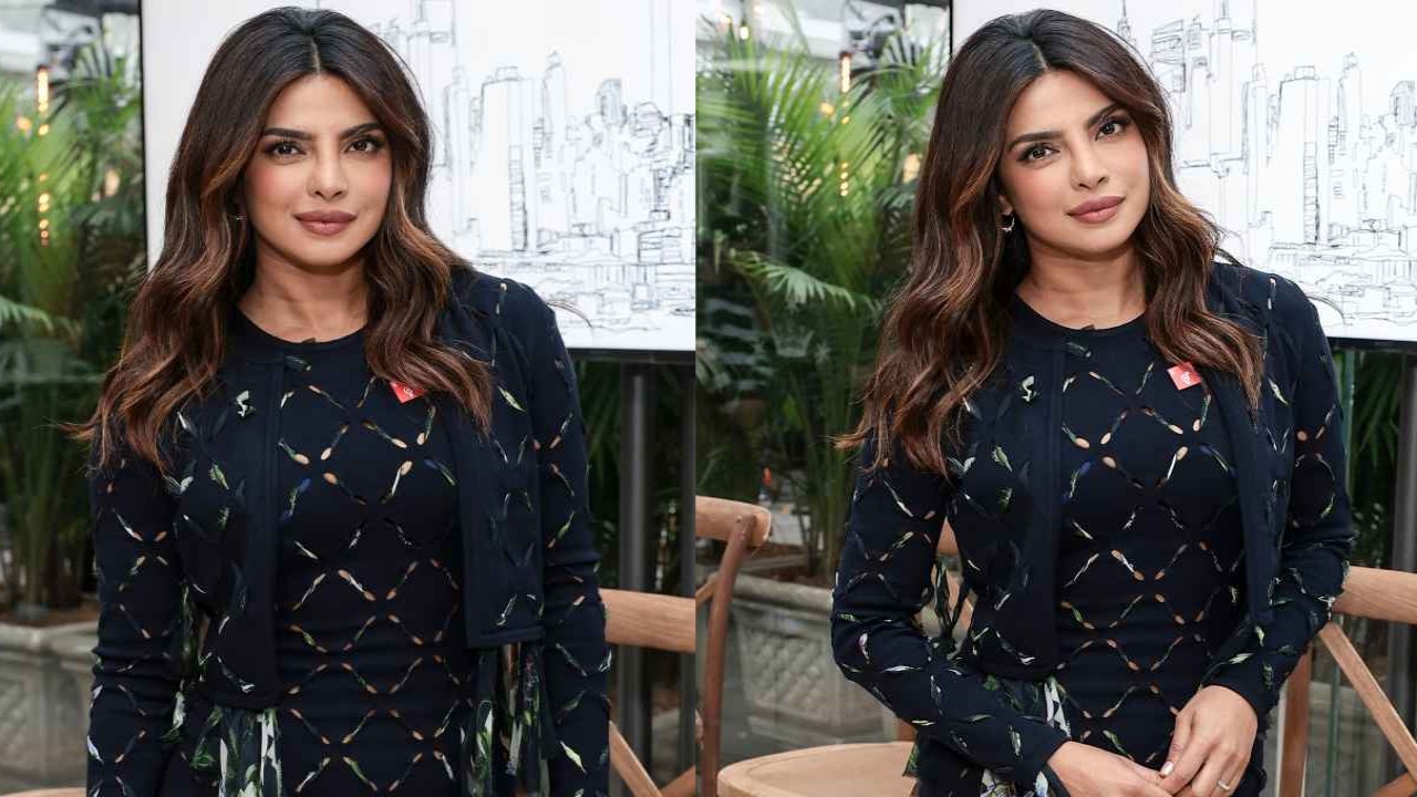 Priyanka Chopra Jonas’ Oscar de la Renta chiffon dress with blazer is a bookmark-worthy style statement priyanka-chopra-oscar-de-la-renta-dress-formal-style-fashion