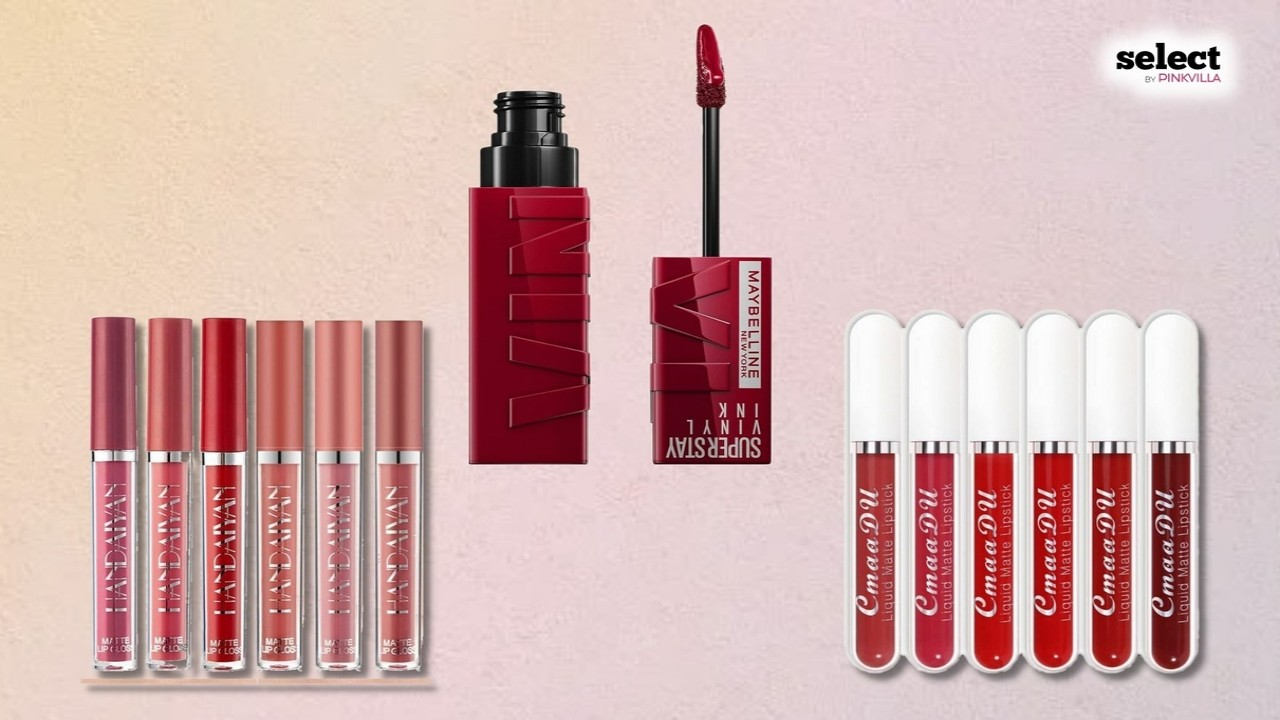  drugstore liquid lipsticks.