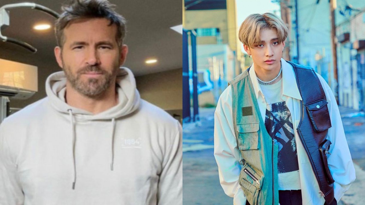 Ryan Reynolds credits- Ryan Reynolds' Instagram, Bang Chan credits- JYP Entertainment Ryan Reynolds credits- Ryan Reynolds' Instagram, Bang Chan credits- JYP Entertainment