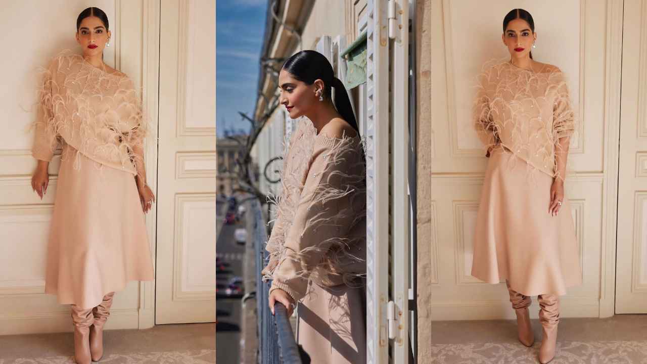 Sonam Kapoor Ahuja serves opulence with head-to-toe monochromatic Valentino ensemble (PC: Sonam Kapoor Instagram)