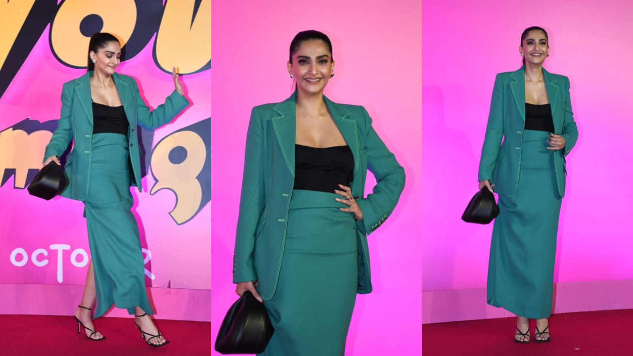 Sonam Kapoor’s jade green blazer