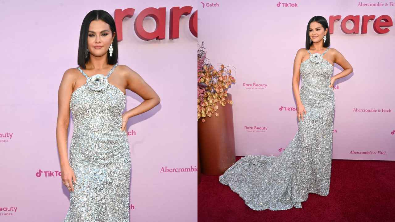 Selena Gomez dons ace Indian designer’s purple creation and an extravagant silver gown to Rare Impact Gala (PC: Getty Images)