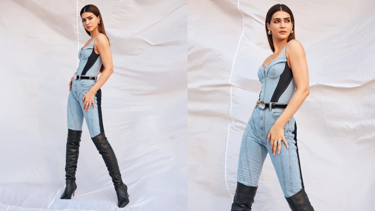 Kriti Sanon’s runway ready denim ensemble