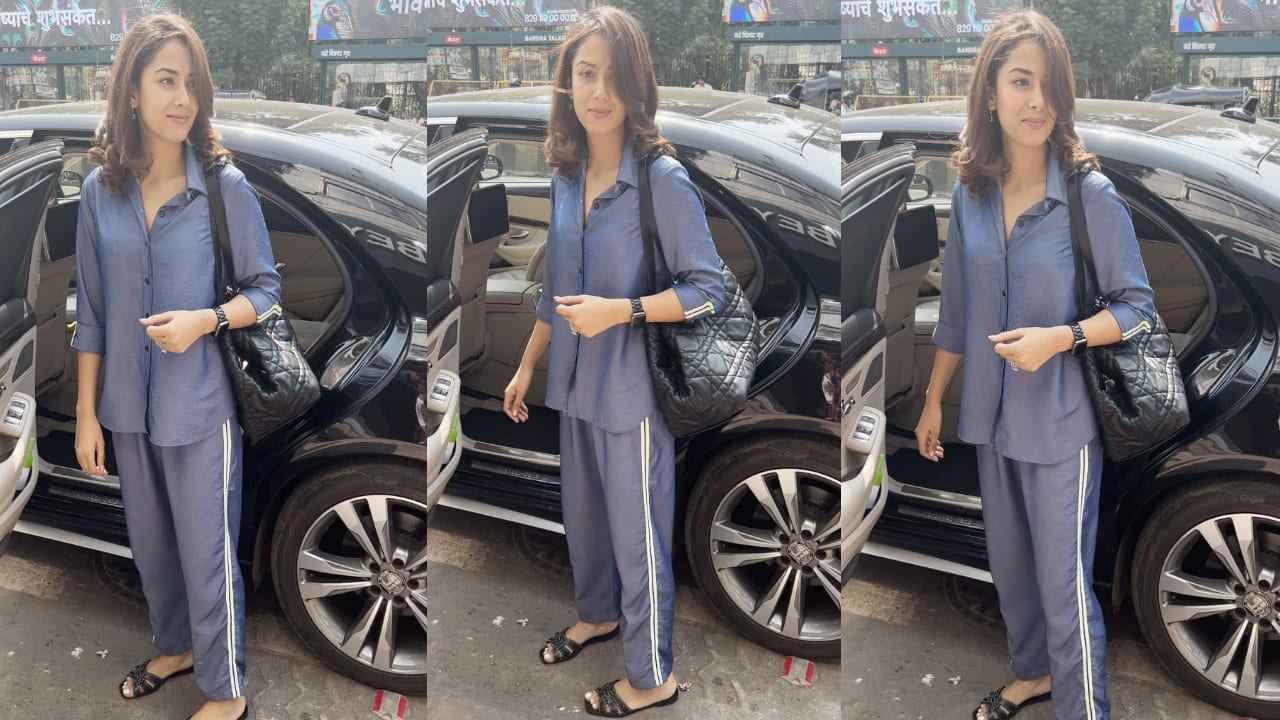 Mira Rajput in blue co-ord