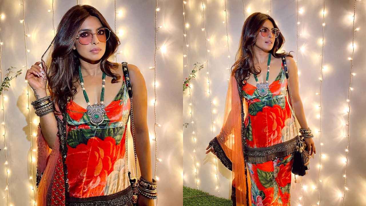 Navratri Day 1: Priyanka Chopra to Alia Bhatt: Celeb-inspired ways to stun in color of the day, ORANGE