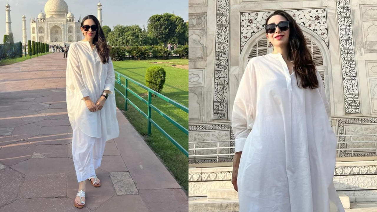 Karisma Kapoor’s white kurta and matching pants