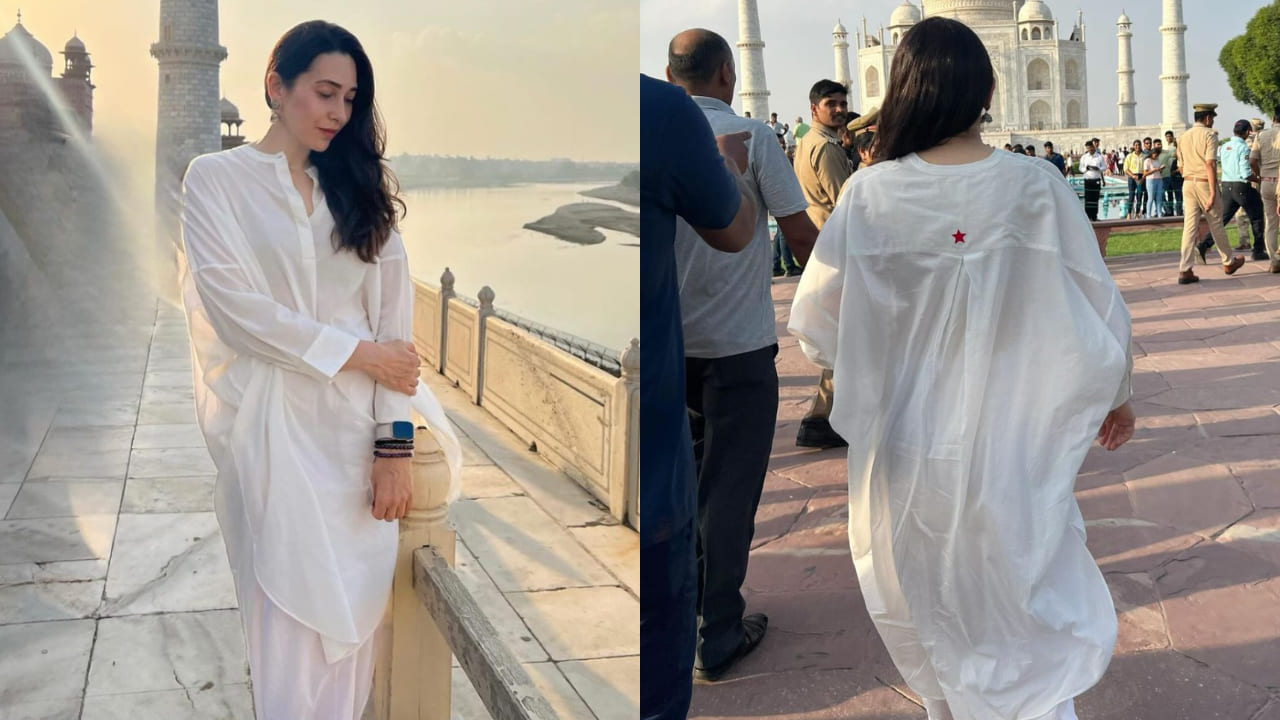 Karisma Kapoor’s white kurta and matching pants