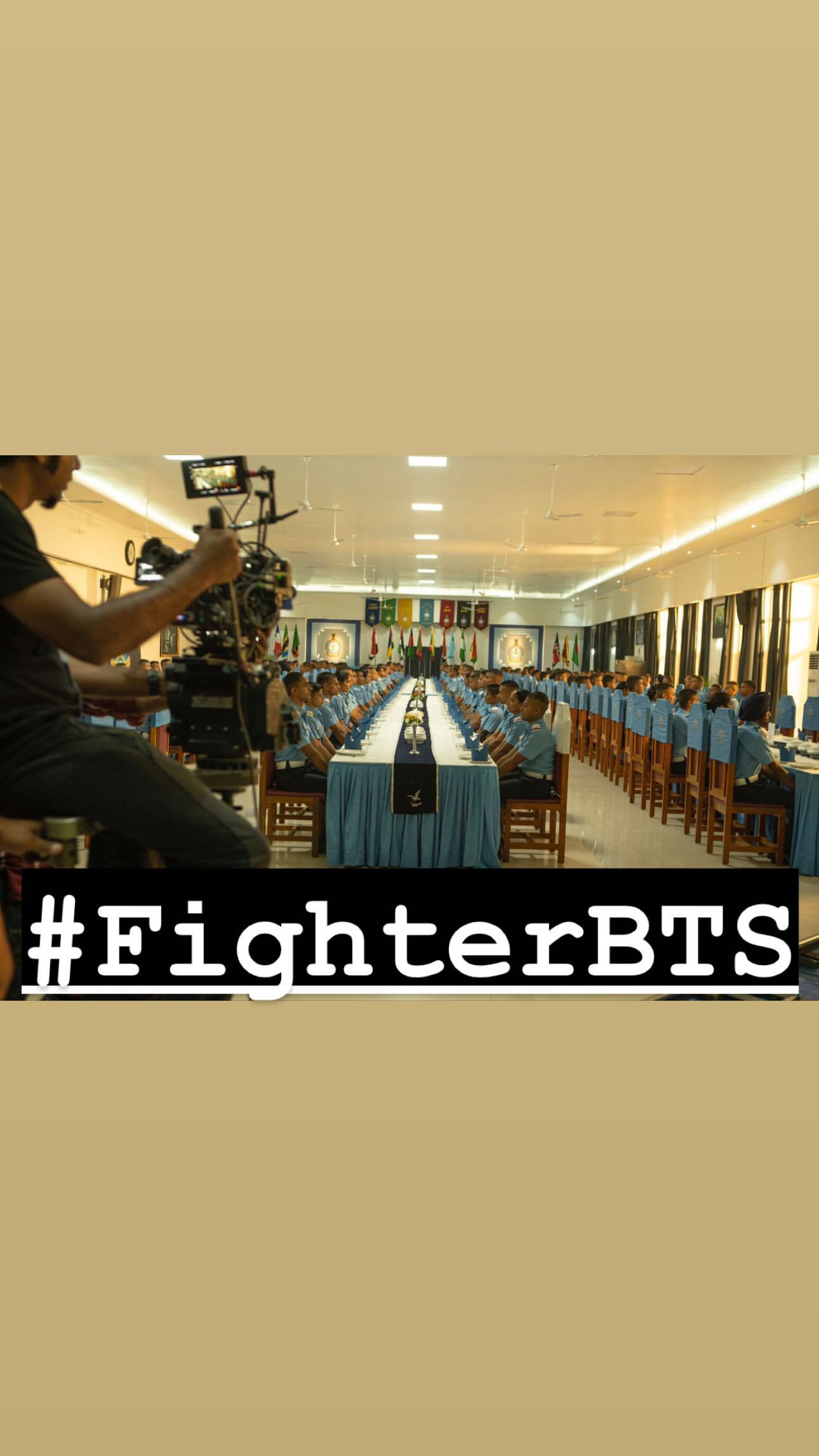 Siddharth Anand shares Fighter BTS