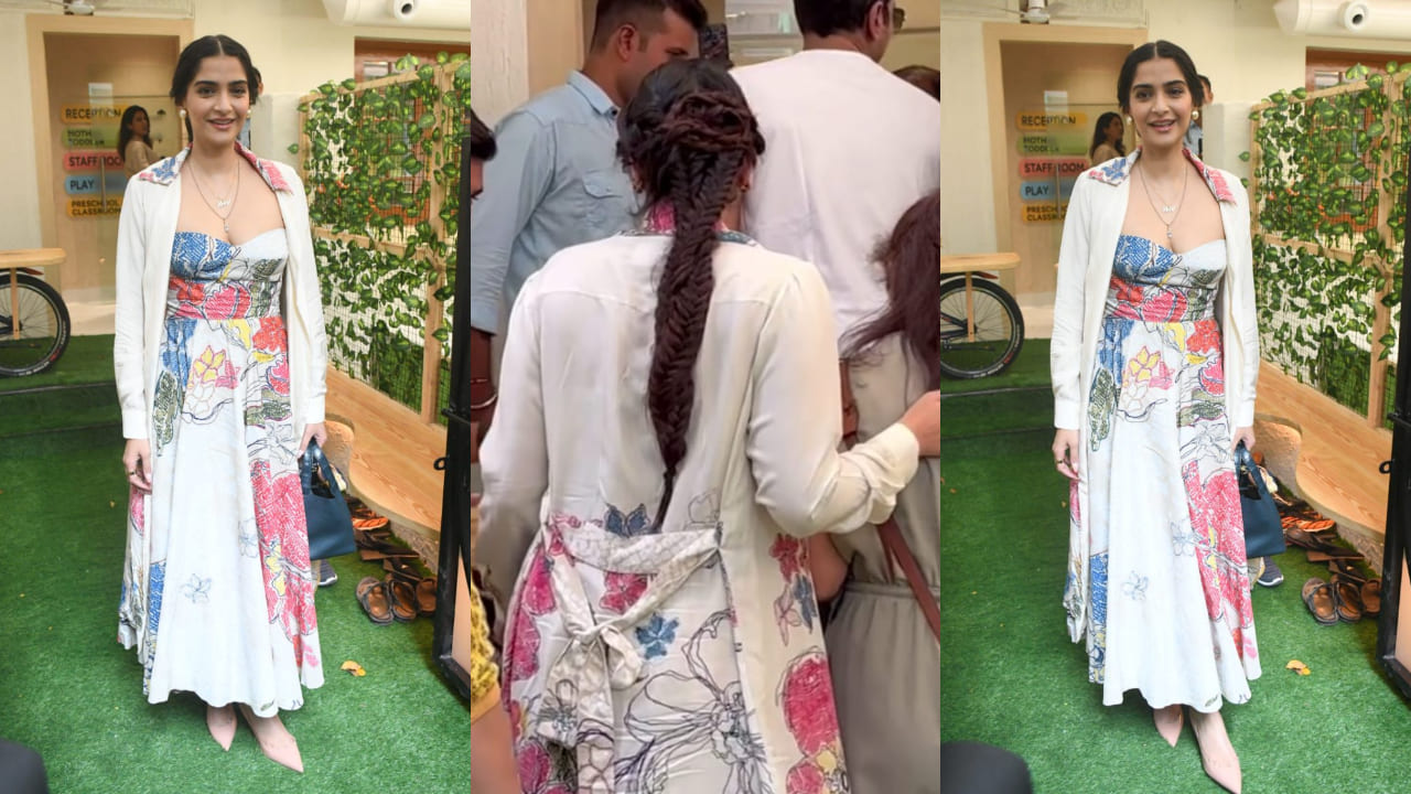 Sonam Kapoor exudes beauty in her pretty white outfit
