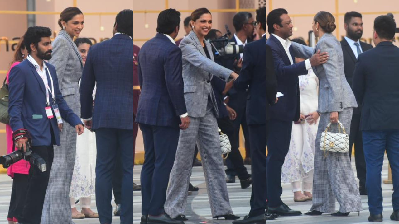 Deepika Padukone in blazer pants