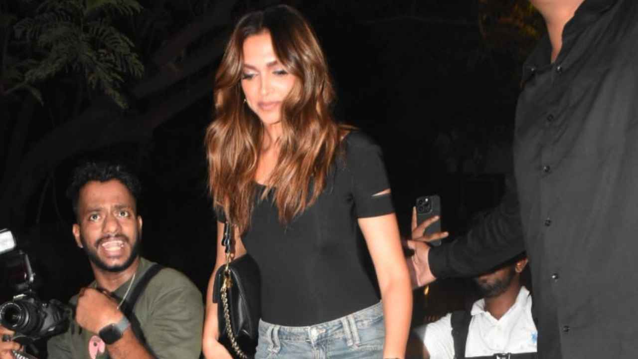 Deepika Padukone serves PERFECTION in black backless bodysuit with cargo jeans and expensive Louis Vuitton bag (PC: Viral Bhayani)