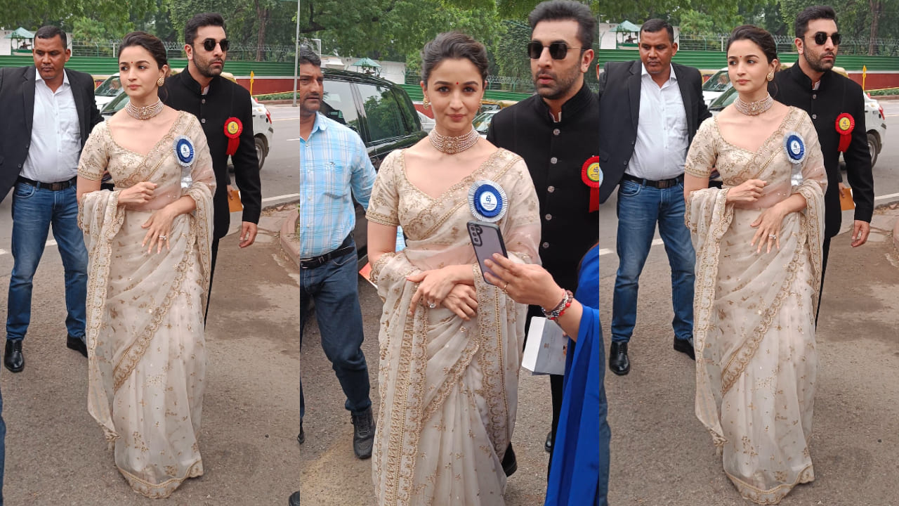 Alia Bhatt exudes grace and beauty in a stunning white saree 