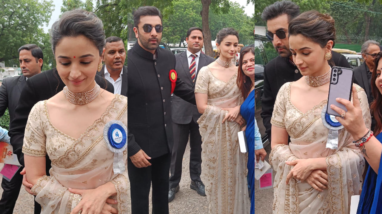 Alia Bhatt exudes grace and beauty in a stunning white saree 