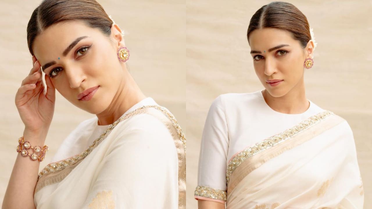 Kriti Sanon’s dual-colored earrings