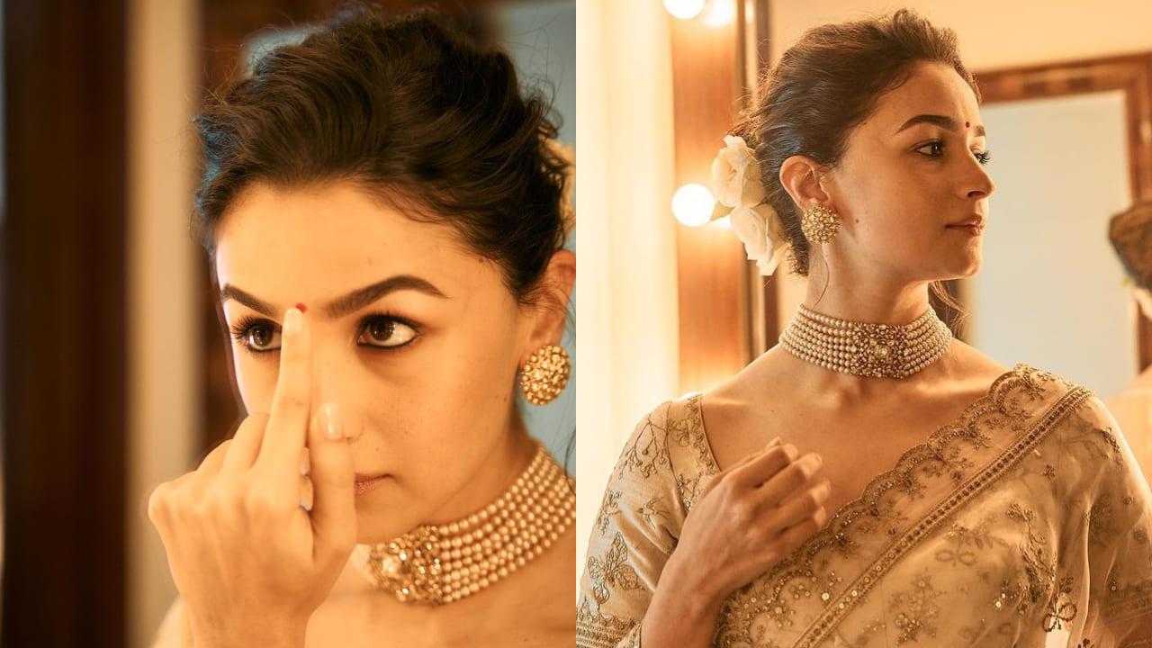 Alia Bhatt’s pearl-encrusted earrings