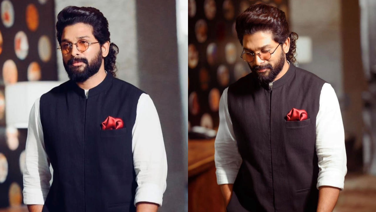 Allu Arjun’s stylish waist coat look