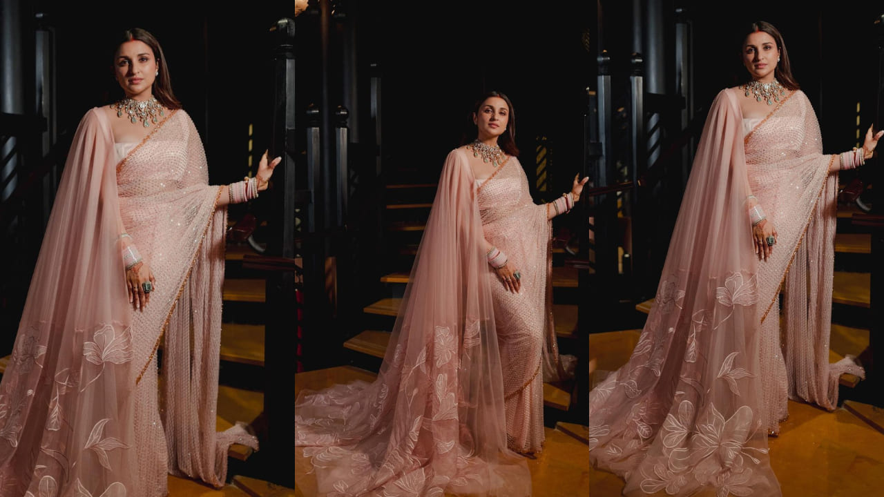Parineeti’s after wedding cocktail party look