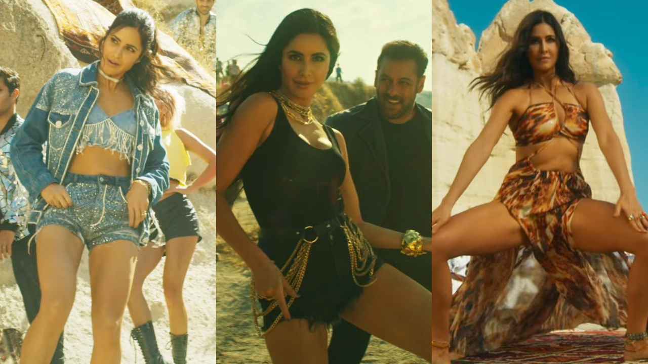 Katrina Kaif’s lookbook from Tiger 3’s Leke Prabhu Ka Naam: An extravaganza of stylish co-ord sets and dresses (PC: YouTube/ YRF)