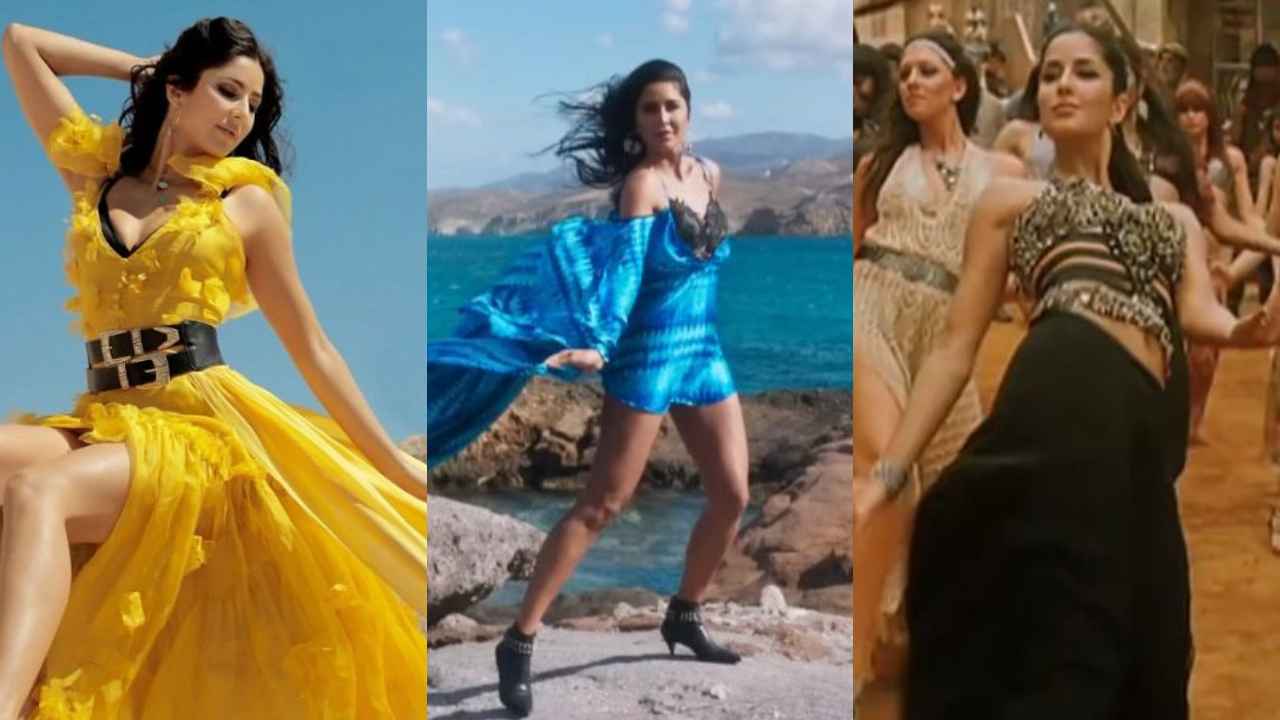 Katrina Kaif’s lookbook from Tiger 3’s Leke Prabhu Ka Naam: An extravaganza of stylish co-ord sets and dresses (PC: YouTube/ YRF)