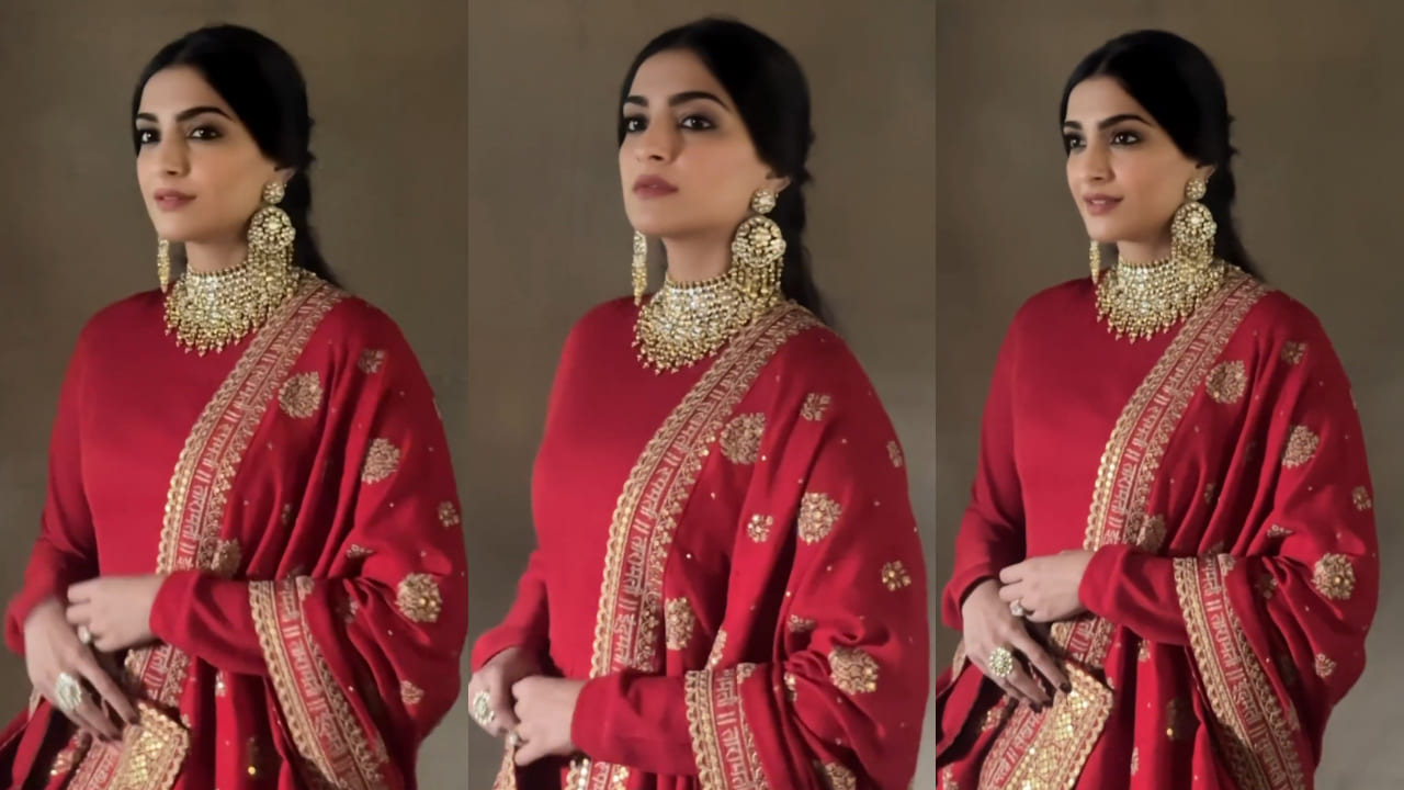 Sonam Kapoor’s gorgeous anarkali kurta set