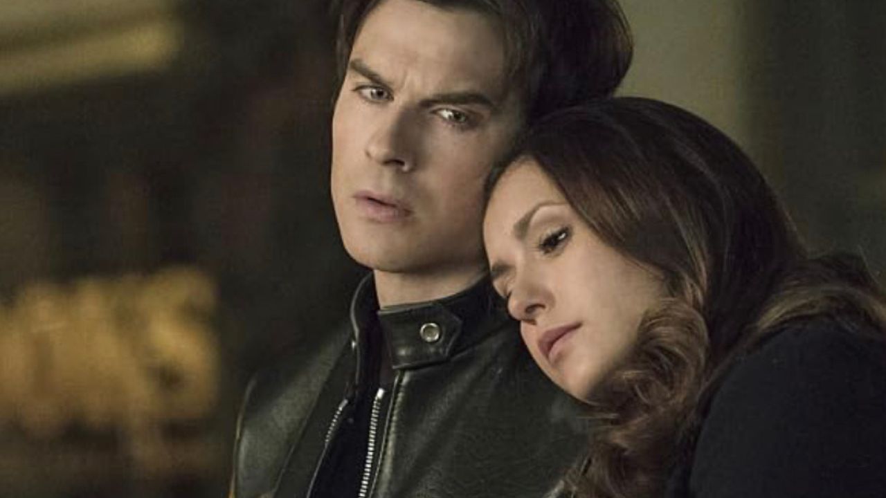 Ian Somerhalder as Damon Salvatore and Nina Dobrev as Elena Gilbert (Picture Credits: The Vampire Diaries/IMDb)