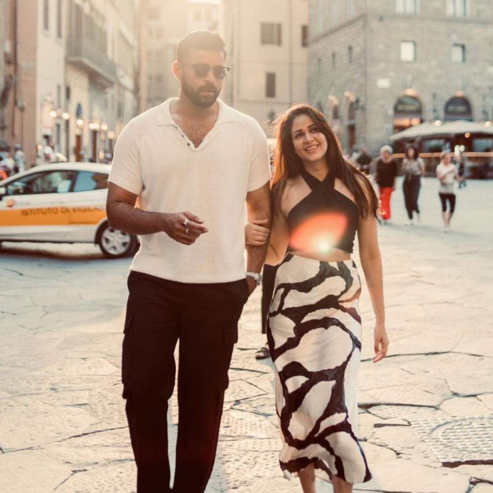 EXCLUSIVE: Lavanya Tripathi's crimson red saree with custom dreamy veil to have personalized element; deets inside EXCLUSIVE: Lavanya Tripathi's crimson red saree with custom dreamy veil to have personalized element; deets inside