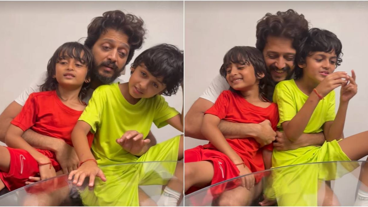 Picture courtesy: Genelia Deshmukh Instagram WATCH: Riteish Deshmukh's aww-dorable singing session with sons Riaan and Rahyl will melt your heart