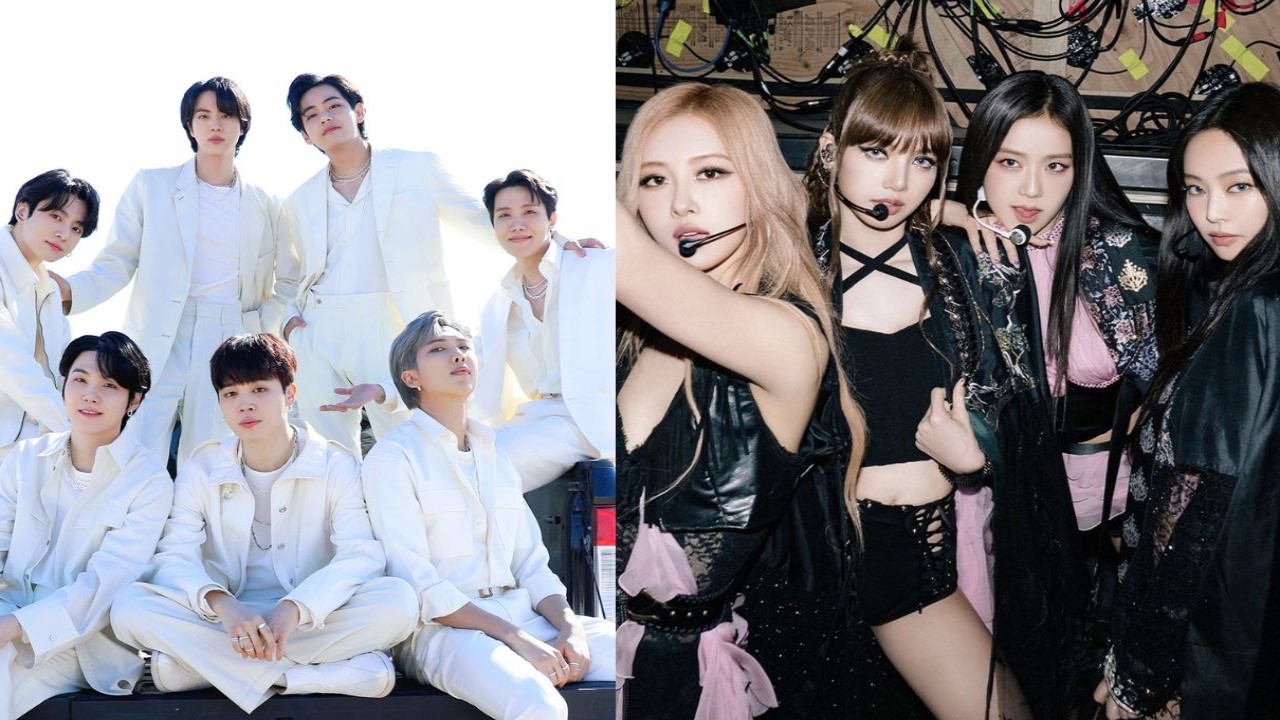 BTS, BLACKPINK; Credits: BIGHIT MUSIC, YG Entertainment
