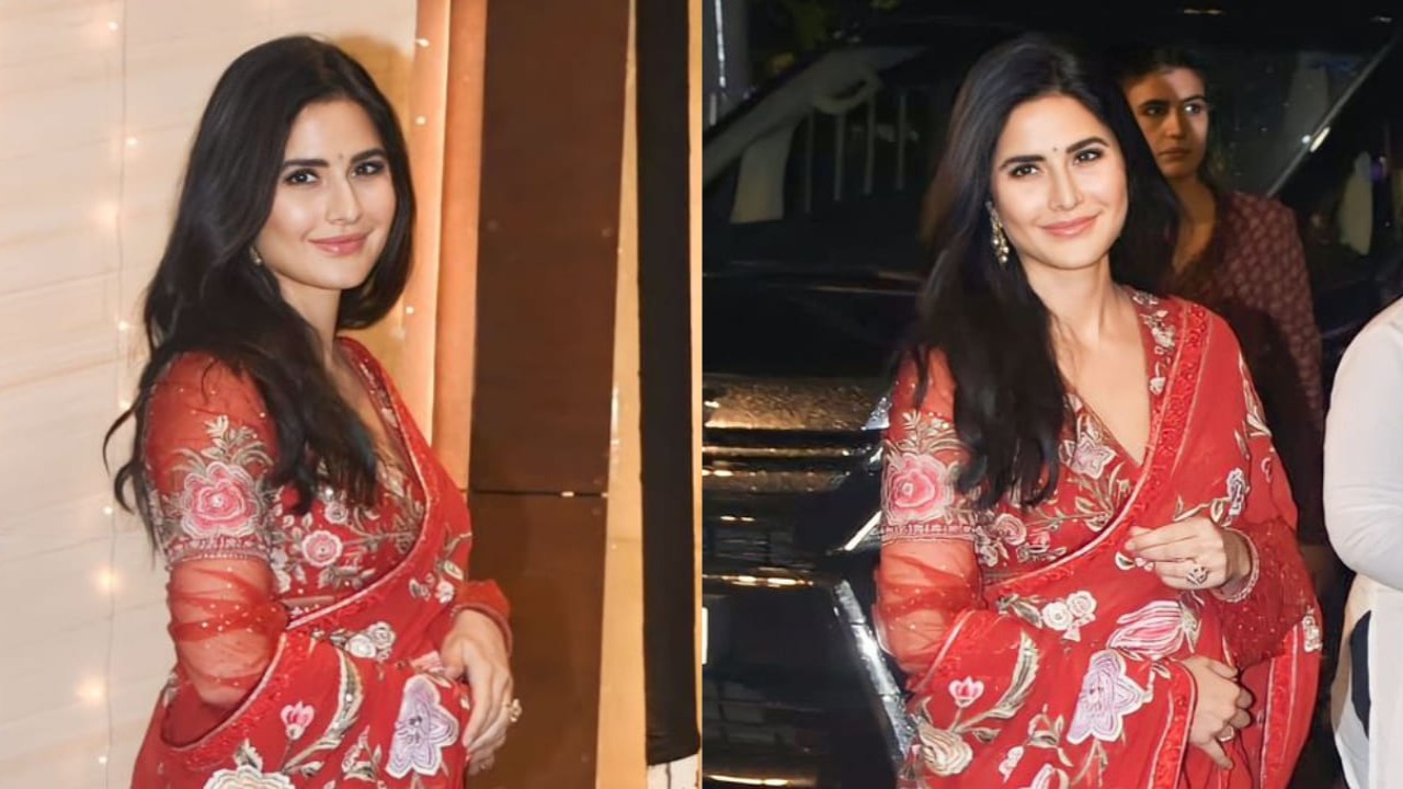 Get ready to see some traditional wear inspiration from the talented Katrina Kaif. (PC: Viral Bhayani)