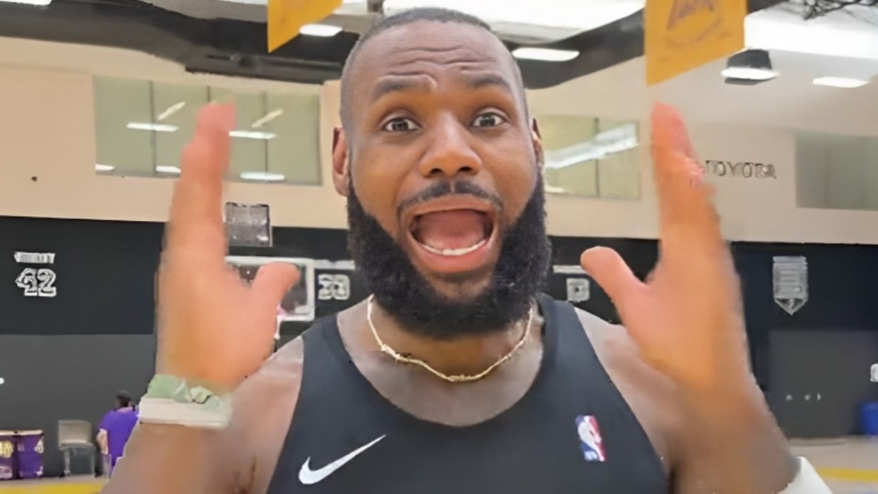 Watch: LeBron James lets out hilarious scream on being told he’s NBA’s OLDEST active player