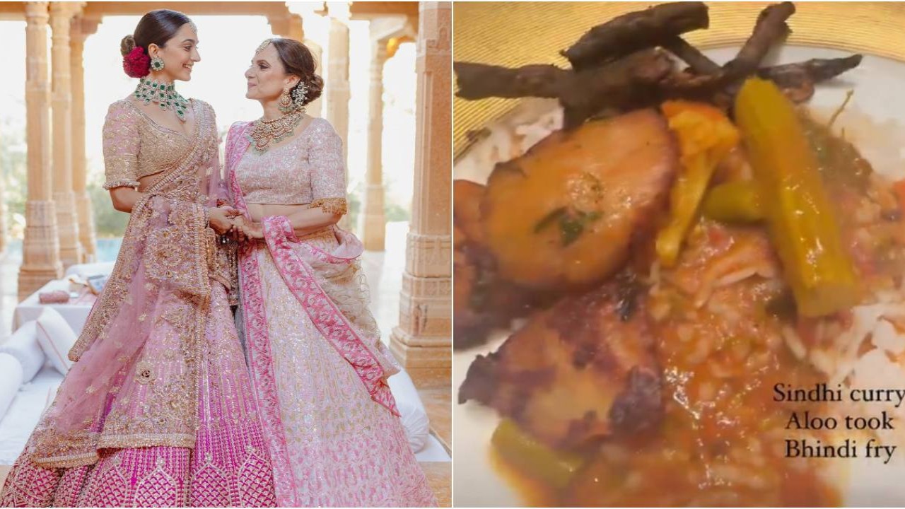 Picture courtesy - Kiara Advani Instagram PIC: Kiara Advani channels her inner Sindhi; gives peek into her scrumptious meal made by her mom