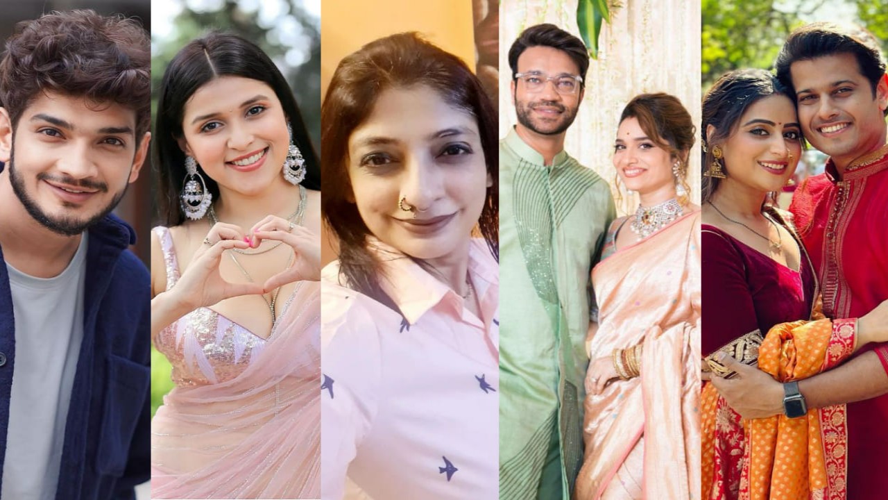 Pic Credit: Respective Celebs' Instagram Munawar Faruqui, Priyanka Chopra's sister Mannara, Jigna Vora, Neil Bhatt-Aishwarya Sharma, Ankita Lokhande-Vicky Jain