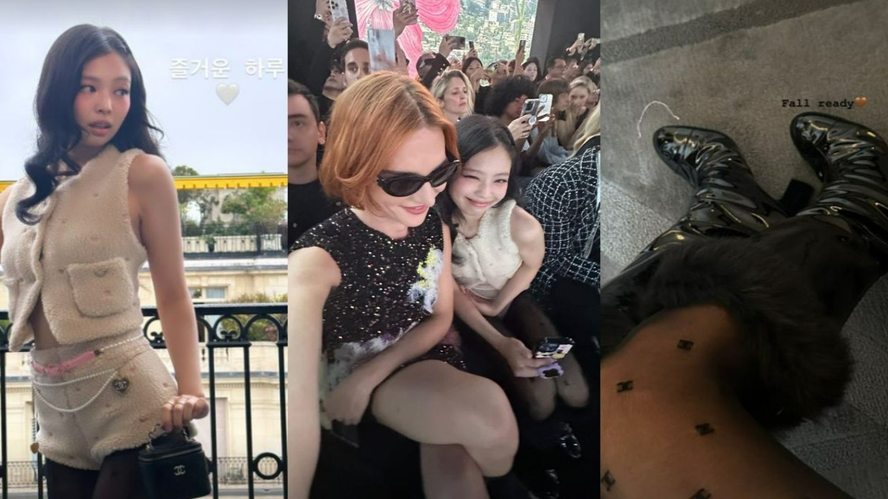 JENNIE at the Chanel “Spring-Summer 2024 Ready-to-Wear” Show in Paris –  BLACKPINK CAFÉ