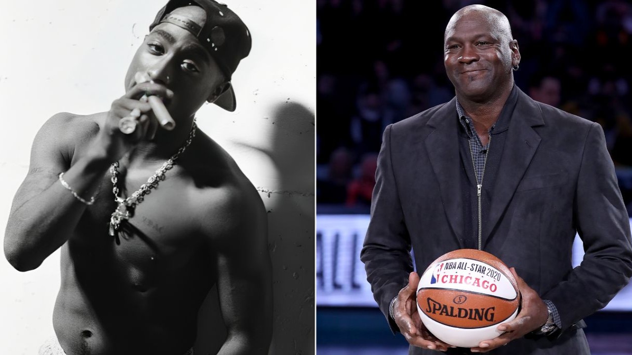 Michael jordan on sale 2pac