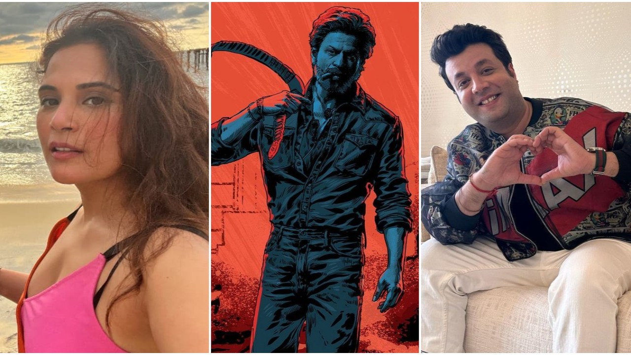 Richa Chadha and Varun Sharma about Jawan (Pic Courtesy: Richa Chadha/Shah Rukh Khan/Varun Sharma Instagram) Fukrey 3’s Richa Chadha did THIS after watching Jawan; Varun Sharma opens up on working with Shah Rukh Khan