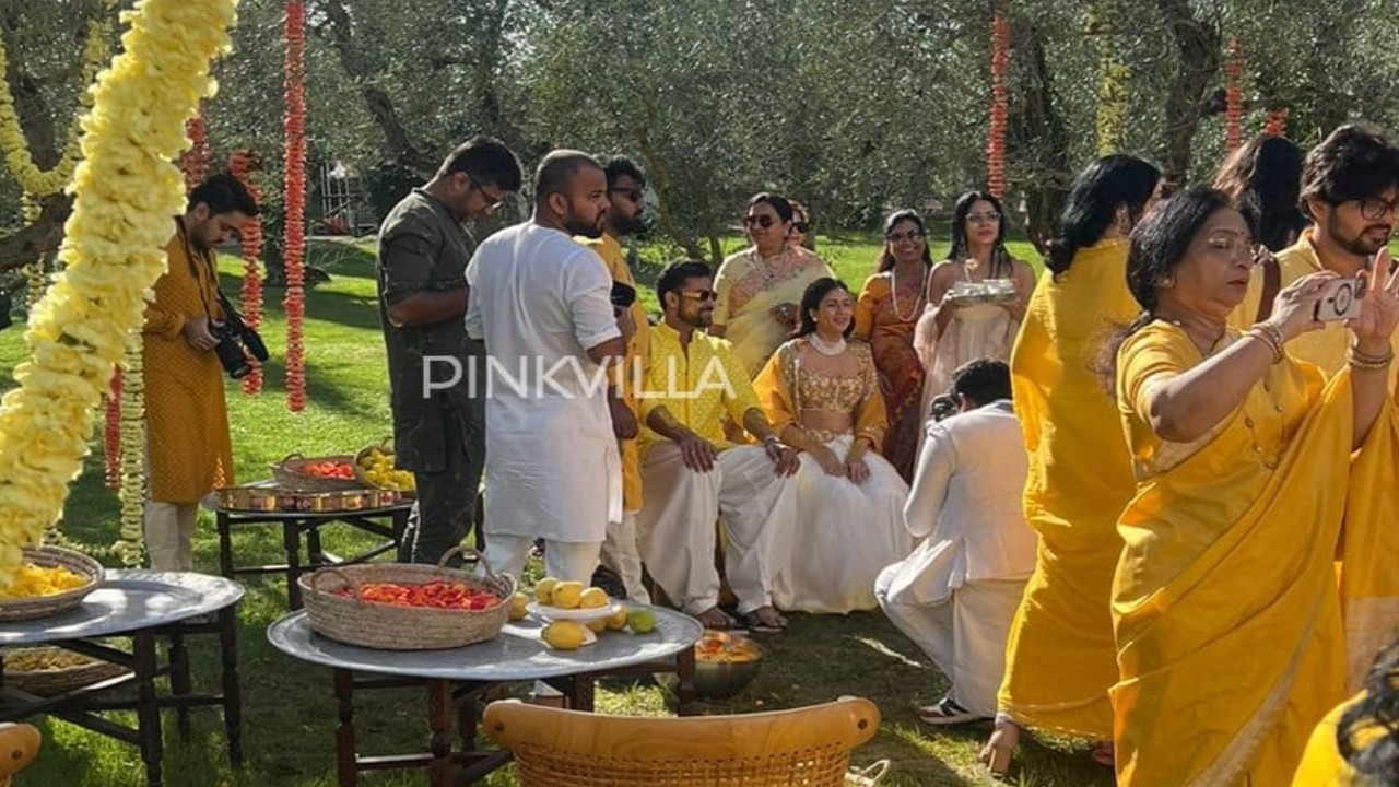 EXCLUSIVE PHOTO: Varun Tej and Lavanya Tripathi sunshine-soaked Haldi ceremony sparks joy in Italy