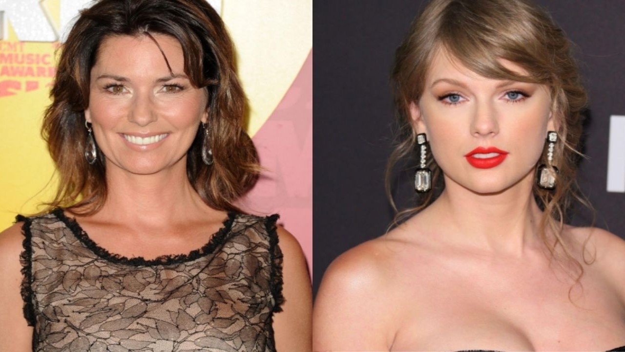 Shania Twain reacts to Taylor Swift wearing her T-shirt: 'We're in sync in  a lot of ways