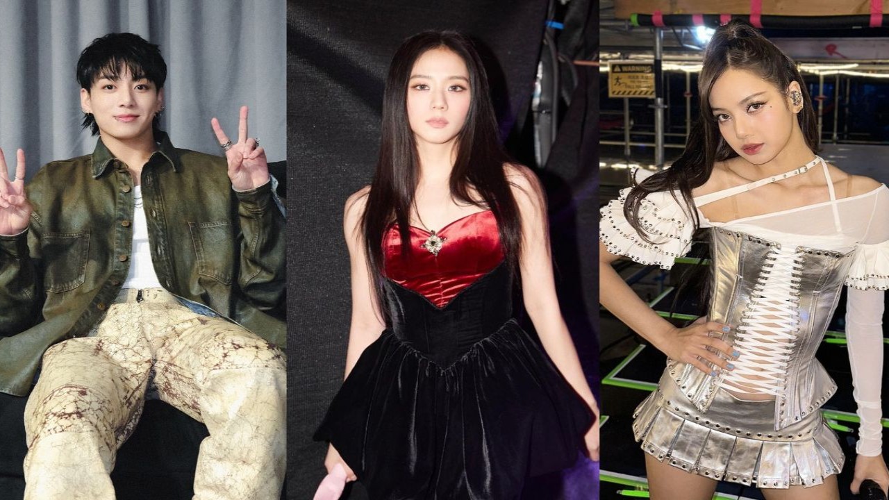 BTS JUNGKOOK; BLACKPINK JISOO, LISA; Credits: BIGHIT MUSIC, Jisoo & Lisa's Instagram BTS JUNGKOOK; BLACKPINK JISOO, LISA; Credits: BIGHIT MUSIC, Jisoo & Lisa's Instagram