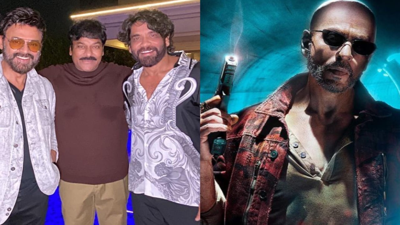 Chiranjeevi breaks a leg with Raja Kumari to Jawan’s title track during Diwali bash; VIDEO