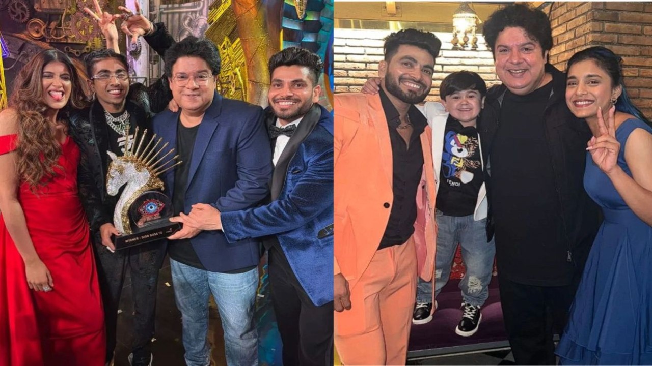 Sajid Khan with his mandli members