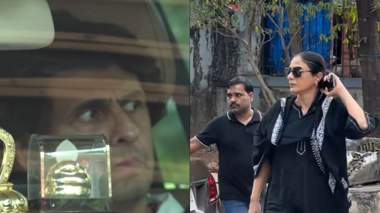 Sanjay Gadvi’s last rites: Tabu and Sonu Nigam arrive to pay their respects to the late Dom leader